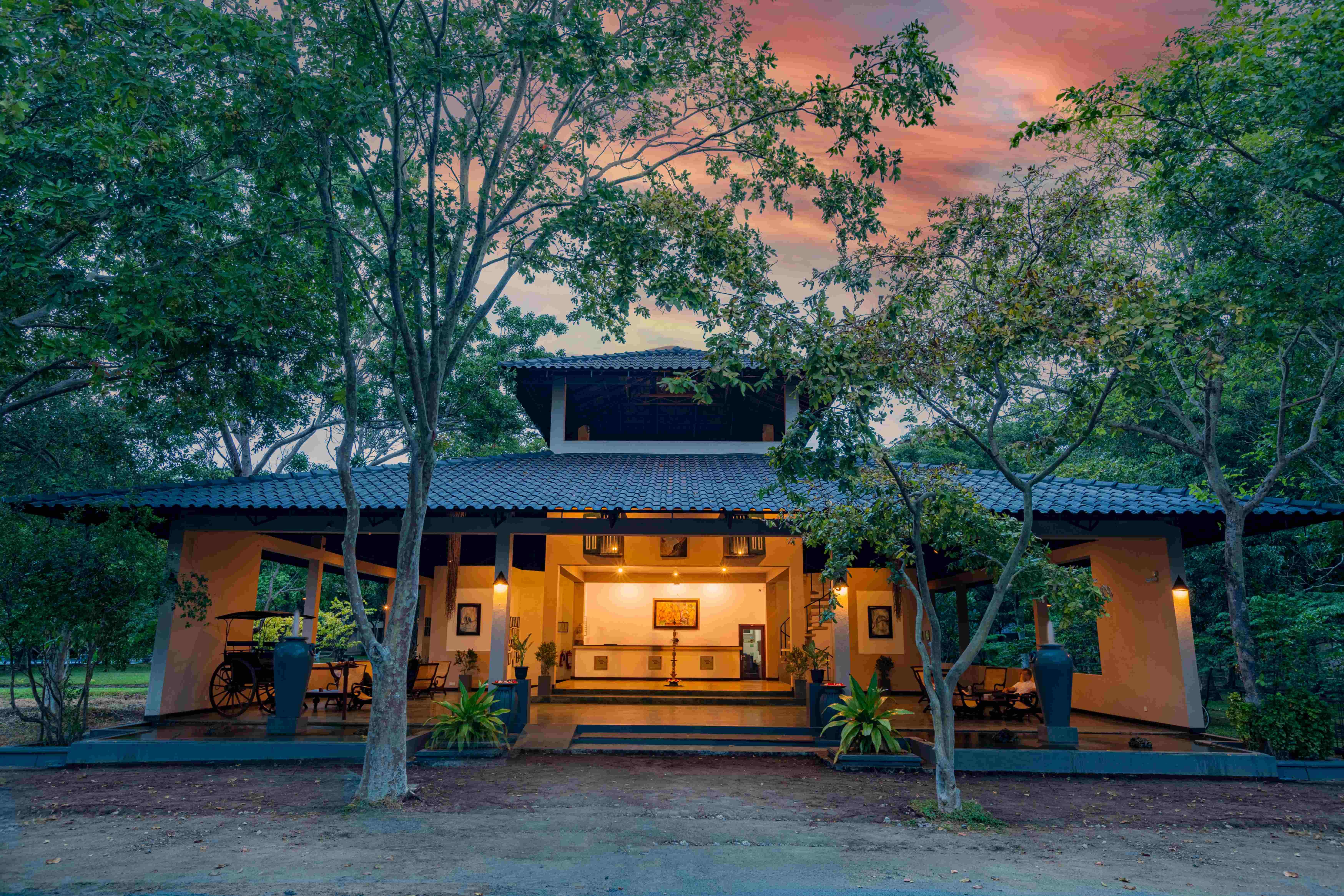 Kassapa Lions Rock resort exterior near Sigiriya